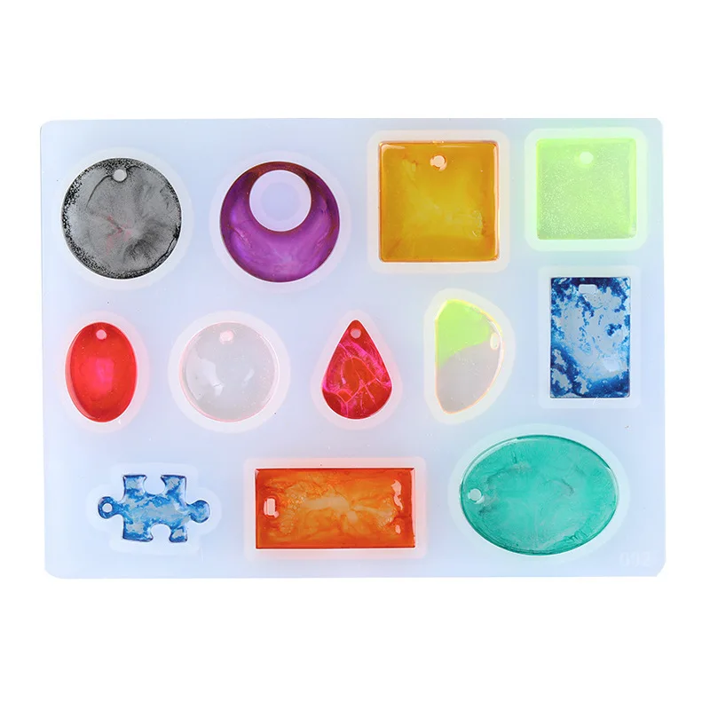 

DIY Silicone Resin Necklace Mold 3D Pendant Water Drop Gem Necklace Jewelry Mold Casting Craft Jewelry Making Tools