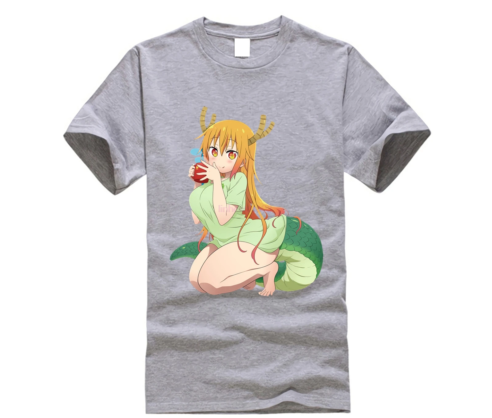 Забавная Мужская футболка Morning Tohru Miss Kobayashis Dragon Maid|Мужские футболки| |