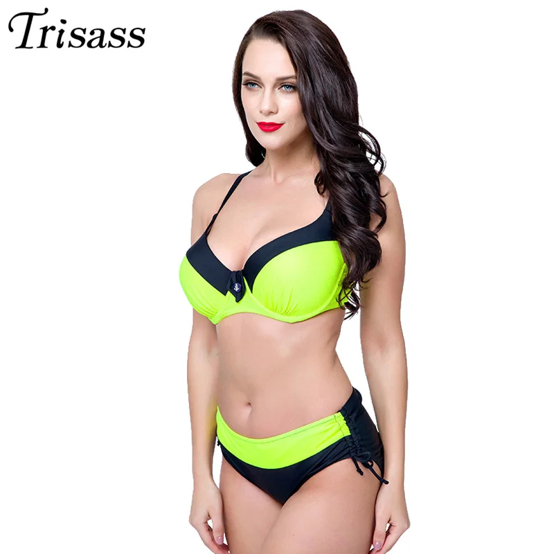 Trisass 2021 женский купальник пикантный размера плюс комплект бикини с чашкой CDEF