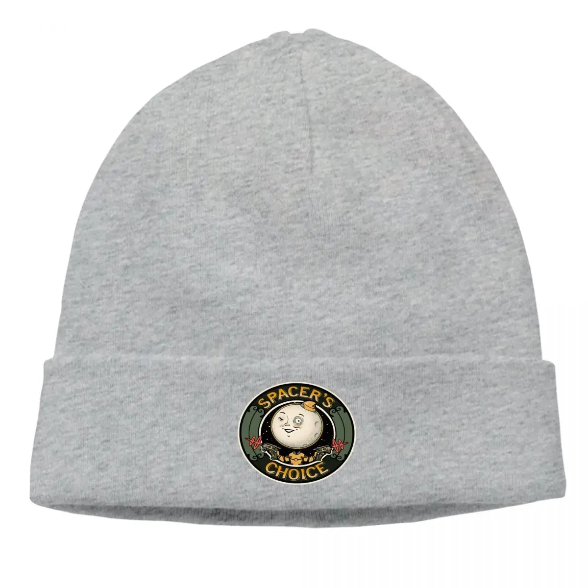 

Bonnet The Outer Worlds Cycling Knitting Hat Fanart Moon Artwork Winter Warm Design Skullies Beanies Caps