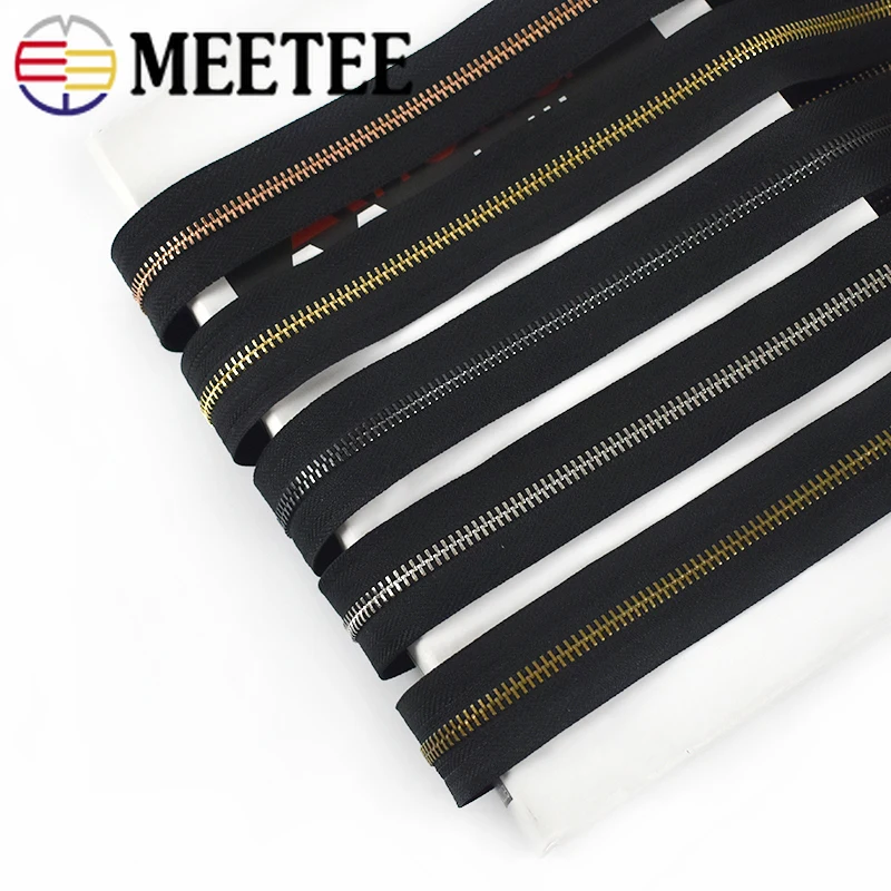 5 #4/8 метры металла молния без слайдера двойной вытяжной багаж для одежды сделай