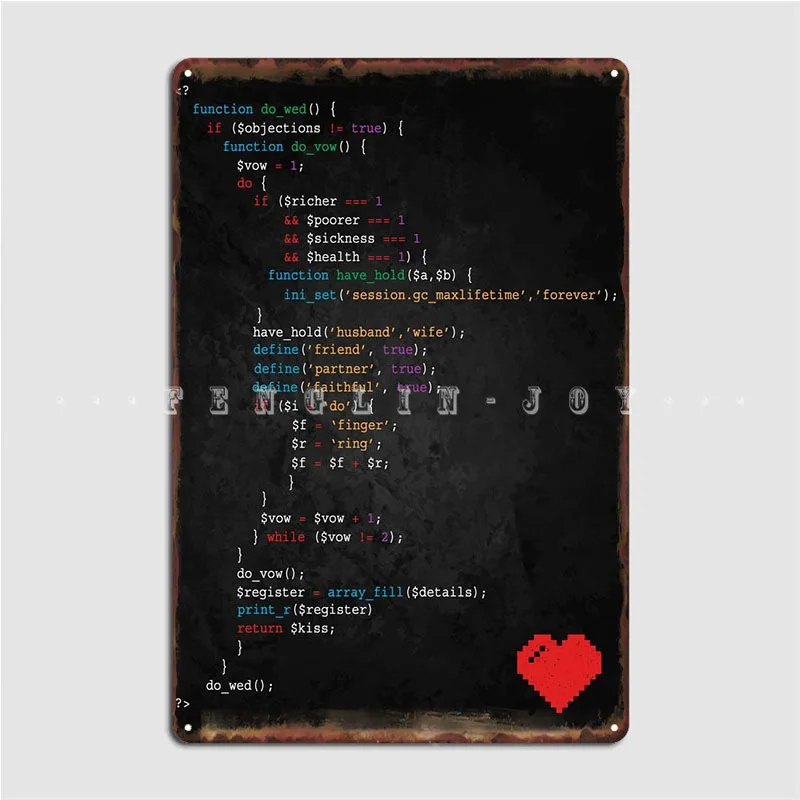 

Programmer Coder Metal Sign Garage Decoration Vintage Wall Cave Club Bar Tin Sign Poster