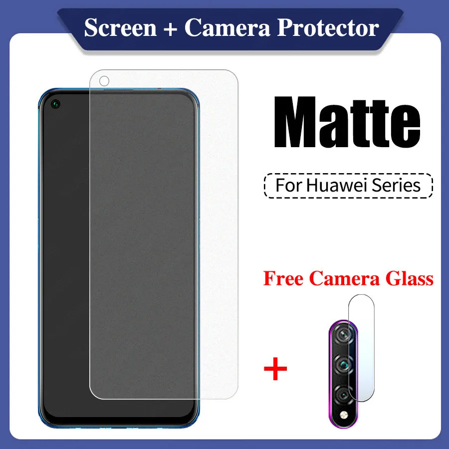 

Frosted Matte Screen Protection for Huawei Honor 8a 9a 8x 9x 10 10i Mate 20 Nova 5t P Smart 2019 P20 P30 P40 Lite Pro Glass