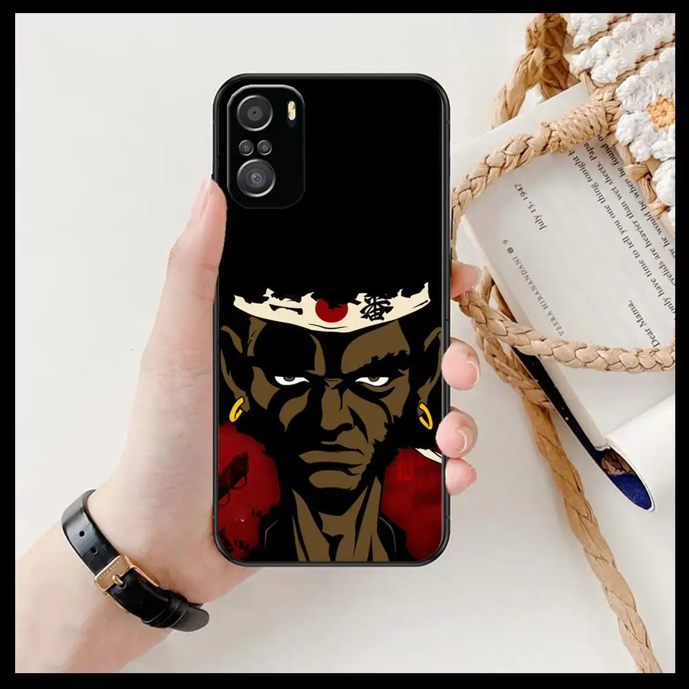 Чехол для телефона в стиле аниме афро Самурай Xiaomi Redmi 11 lite 9C 8A 7A Pro 10T тонкий чехол Mi