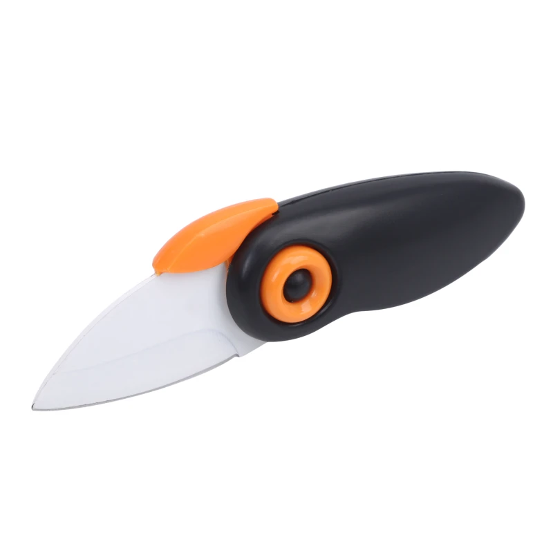 

Mini Blade Fruit Pare Peel Bag Box Cutlery Parcel Peeler Carton Ceramic Pocket Kitchen Slice Fold Knife Bird Blade Cut Cutter