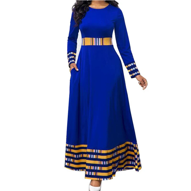 

Women's Clothing 2021 Plus Size Vestidos African Fashion Dress Summer New Solid Casual Office Ladies Evening Party Dresses