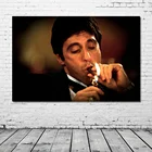 Al Pacino курительная портретная шелковая Картина на холсте настенное искусство Классический Кино скалы плакаты и принты современные украшения для дома