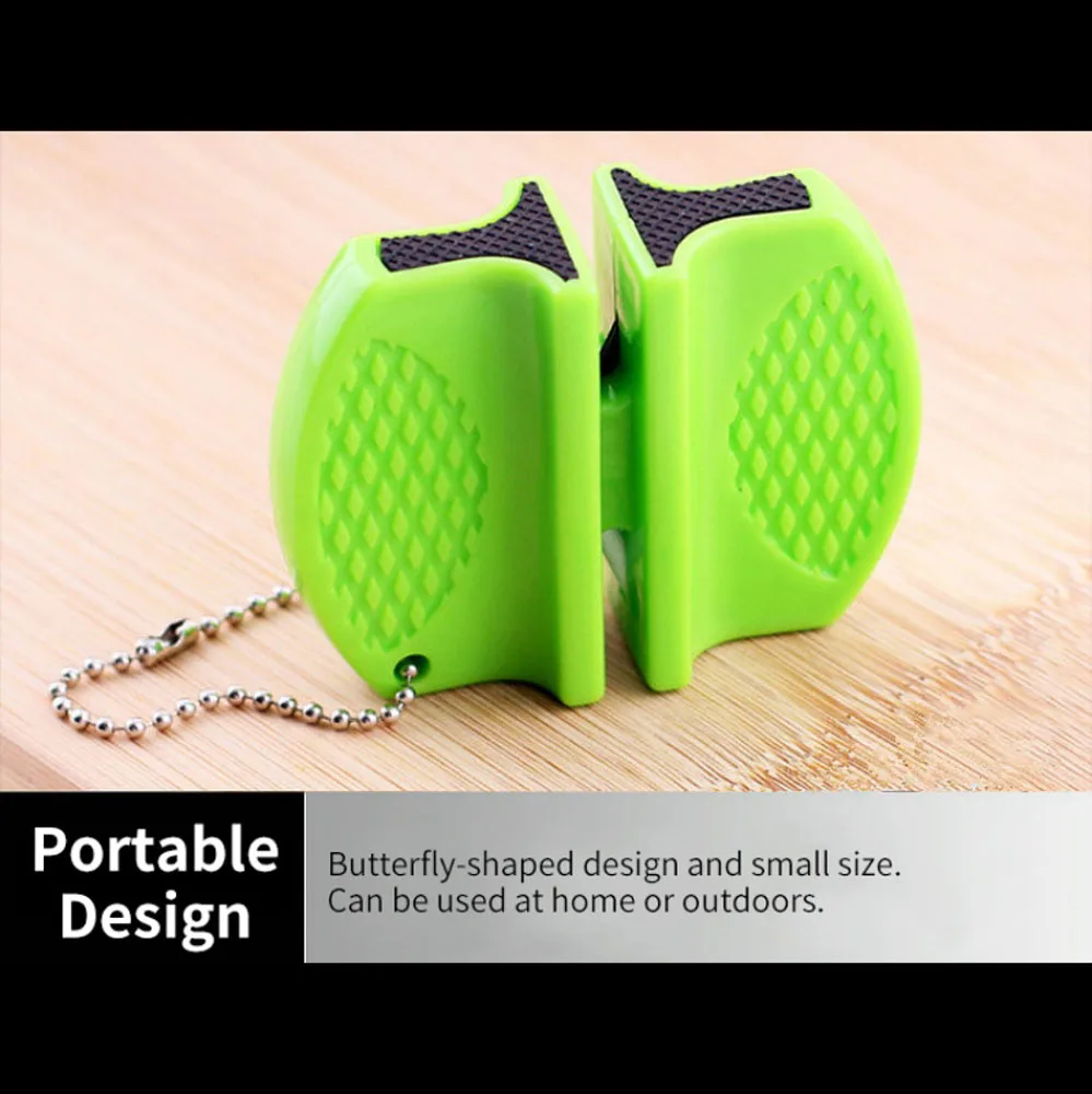 

Portable Handheld Kitchen Blade Sharpening ToolKnife Sharpener Professional Whetstone Stone Tungsten DChef Accessories Tool