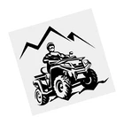наклейки на авто ATV индейцев наклейка черная виниловая наклейка водостойкая мотоциклетная наклейка на бампер прозрачный фон