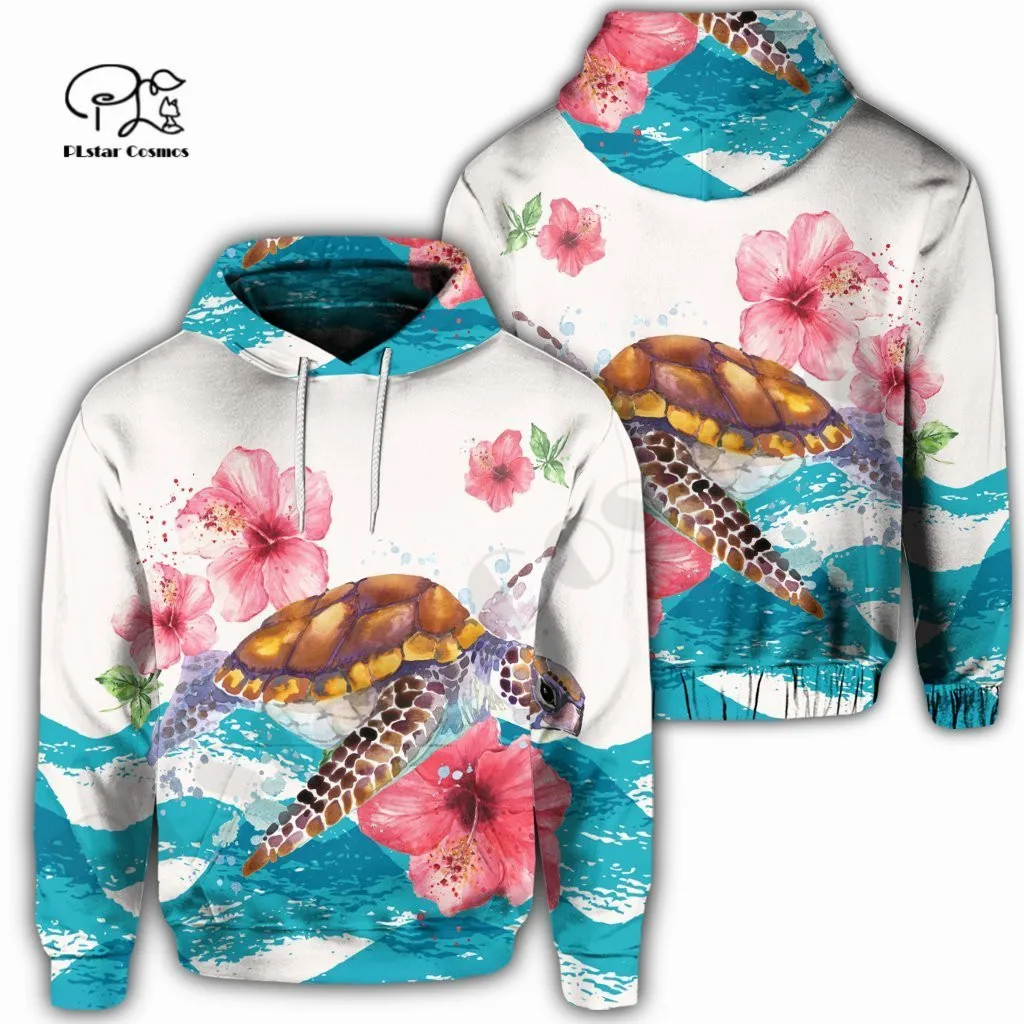 

PLstar Cosmos 3DPrint Newest Turtle Hibiscus Polynesian Premium Awsome Unique Harajuku Streetwear Unisex Hoodie/SweatshirtZip 10