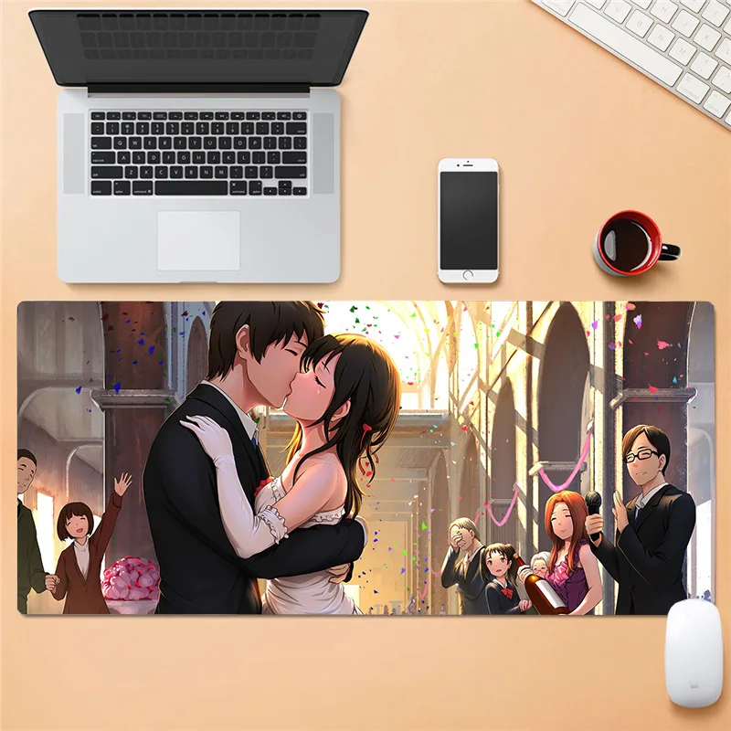 

Sexy Anime Darling in the FranXX Office Mice Gamer Soft Mousepad XXL Locking Edge Large Mouse Pad Cartoon Office Keyboard Mats