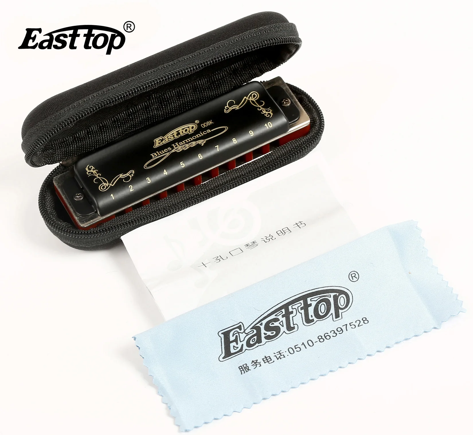 EASTTOP T008K Paddy 13 тонов новая губная гармоника латунные reedplates ФОСФОРНЫЕ бронзовые трости диатонический блюз Арфа хорошая гармоника