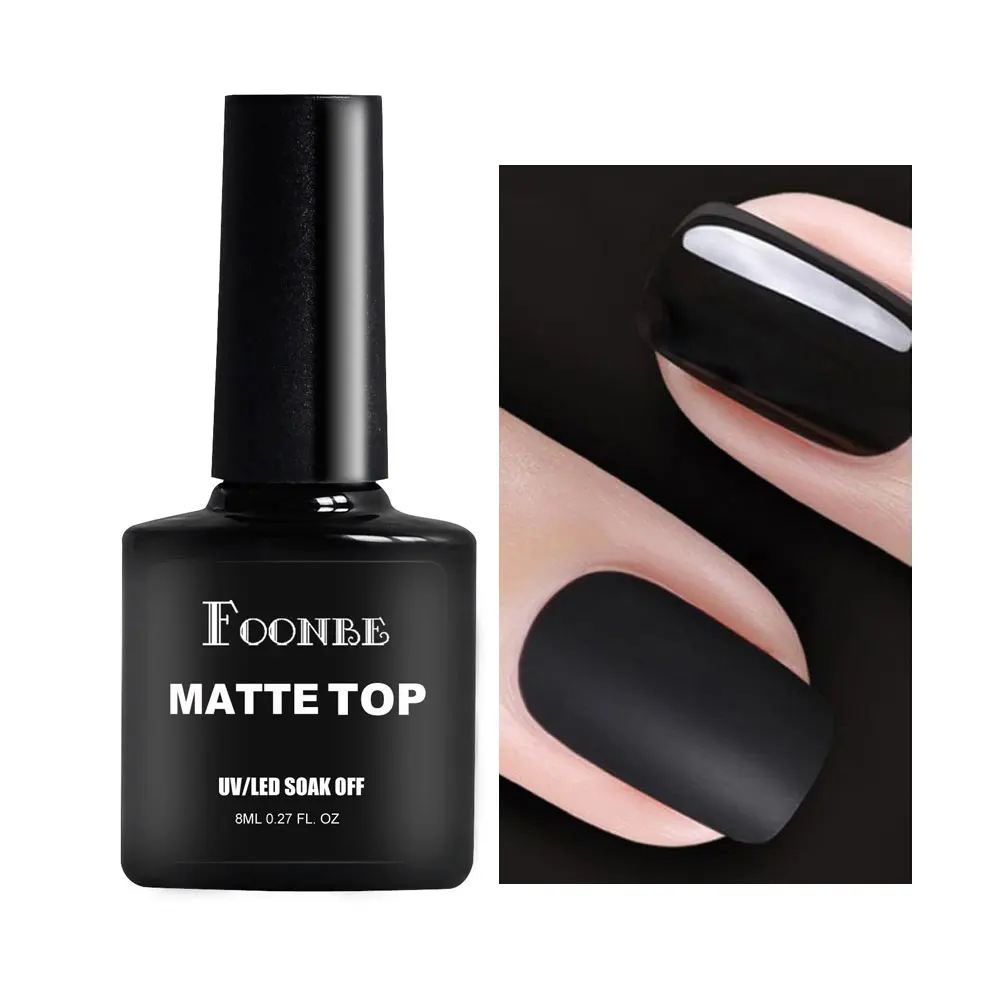 Базовое и топовое покрытие FOONBE 8 мл набор гель-лаков УФ отмачиваемый