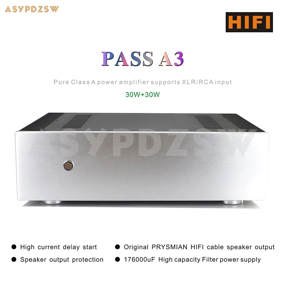 Усилитель мощности PASS A3 HIFI Pure Class A с поддержкой баланса XLR/односторонний вход RCA 30