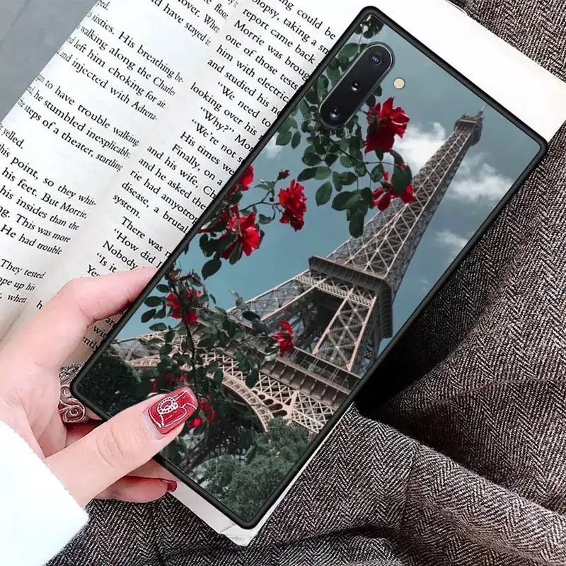 

Romantic Paris Eiffel Tower Phone Case For Samsung Galaxy S8 S9 S10 Plus S10E Note 3 4 5 6 7 8 9 10 Pro Lite cover