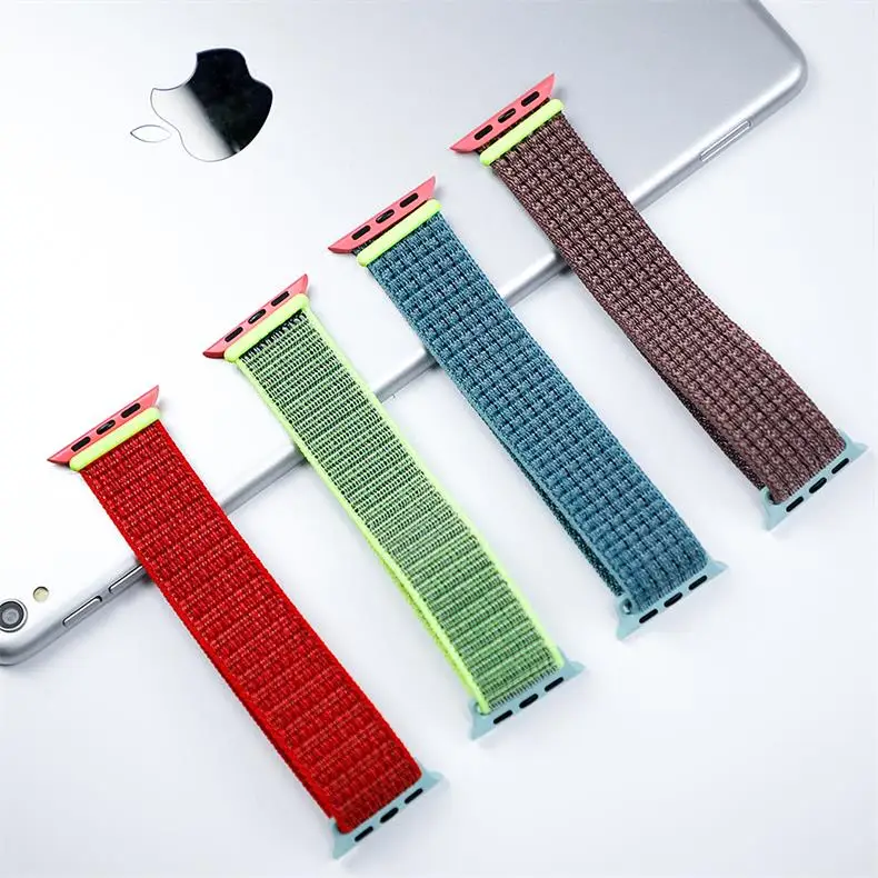 Ремешок для apple watch 5 4 ремешок 44 мм 40 мм Correa 42 мм 38 мм iwatch 5 4 3 2 нейлоновый браслет pulseira ремешок для часов