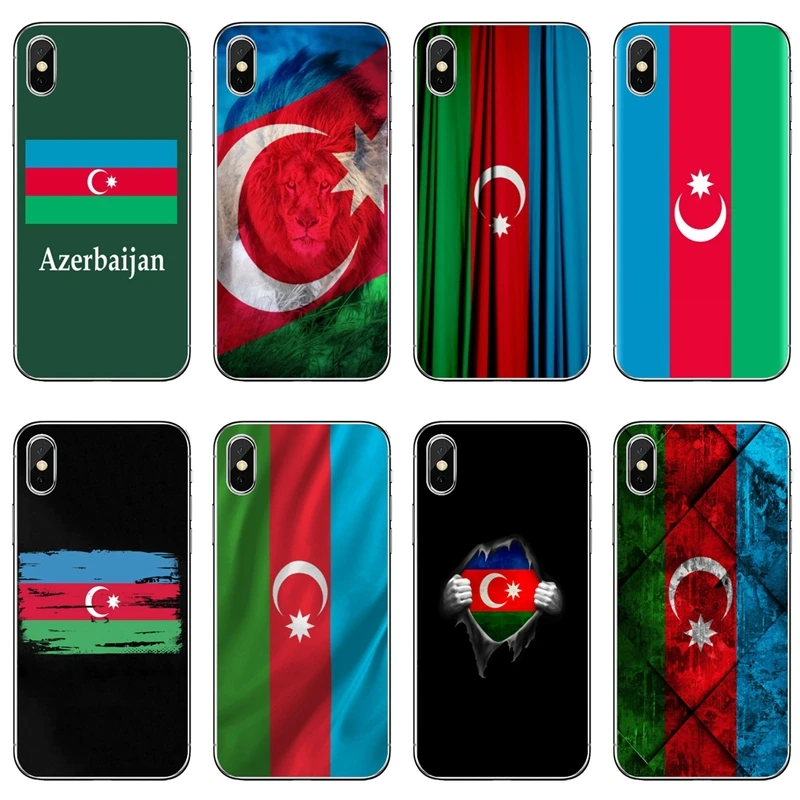 Чехол для телефона с национальным флагом Азербайджана Samsung Galaxy A71 A70 A60 A51 A50 A41 A40 A31