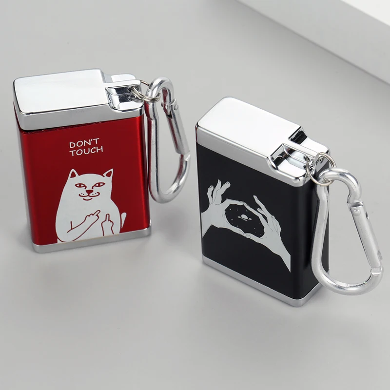 Металлическая компактная портативная пепельница с индивидуальным логотипом и