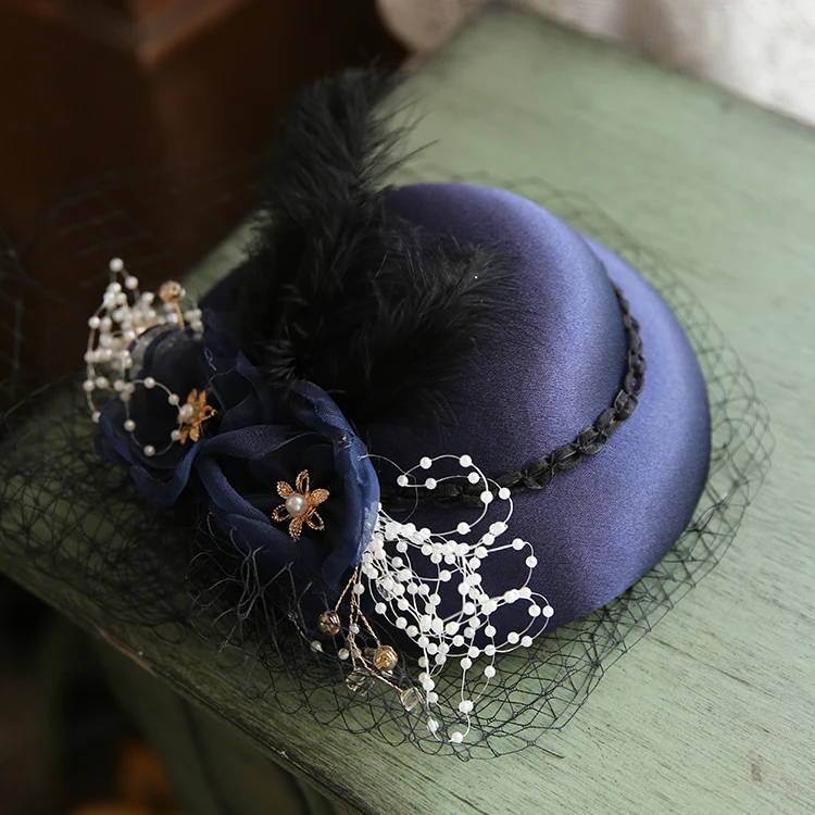 

Новый стиль, элегантный детский английский ретро-Дебютант Ши Шан Мао, банкет в британском стиле, универсальные аксессуары для волос