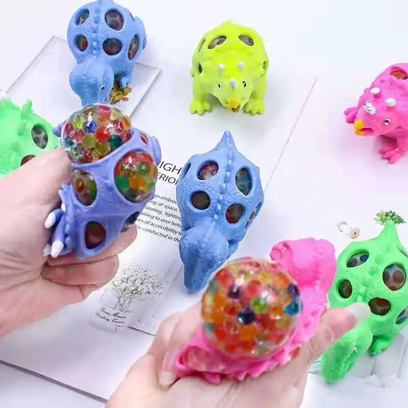 

Creative Dinosaur Grape Stress Ball Toy Squeezable Sensory Adult Decompression Child Fidgeting Rebound Squeeze Toys