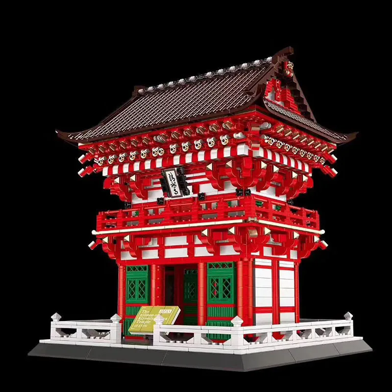 2409 шт архитектура Япония Kiyomizu храм строительный блок городской кирпич