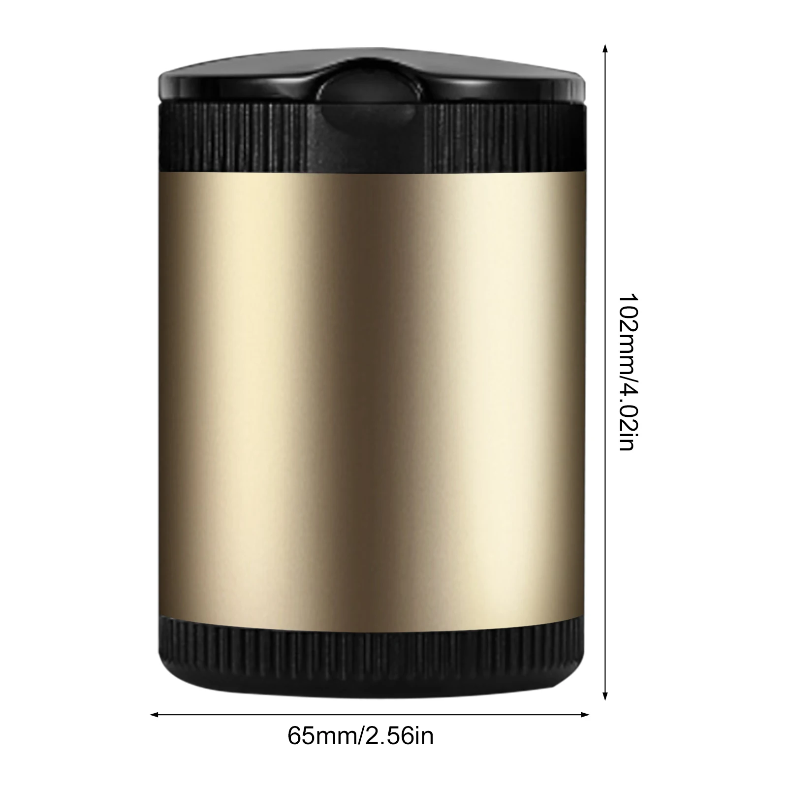 

Car Ashtray with LED Light Portable Mini Trash Can with Lid Aluminum Alloy Smokeless Ash Tray for Auto Interior Accessories