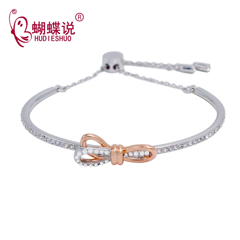 

HUDIESHUO Sparkling Strand Bracelet Women Link Tennis Bracelet Jewelry CZ Jewelry For Women Wedding Birthday Gift