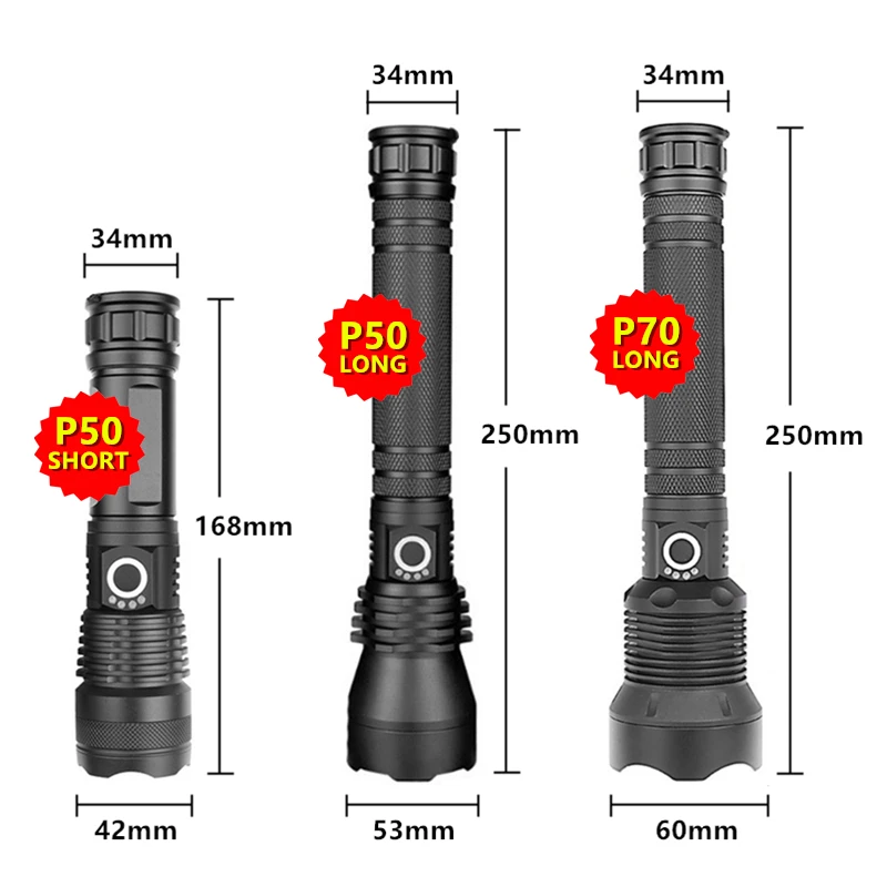 

CREE XHP70 Zoomable USB Charging LED Flashlight Outdoor Hunting High Power Tactical Torch Camping Waterproof Powerful lantern