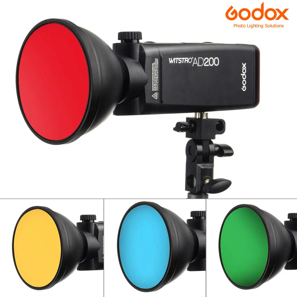 Godox AD-S11 фильтр цветных гелей Honeycomb Grid orAD-S2 Стандартный отражатель мягкий диффузор