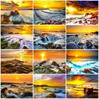 Evershine Алмазная вышивка Закат вышивка крестом наборы 5D DIY Алмазная мозаика Приморский пейзаж картина стразы Алмазная Живопись Новое поступление декор на стену