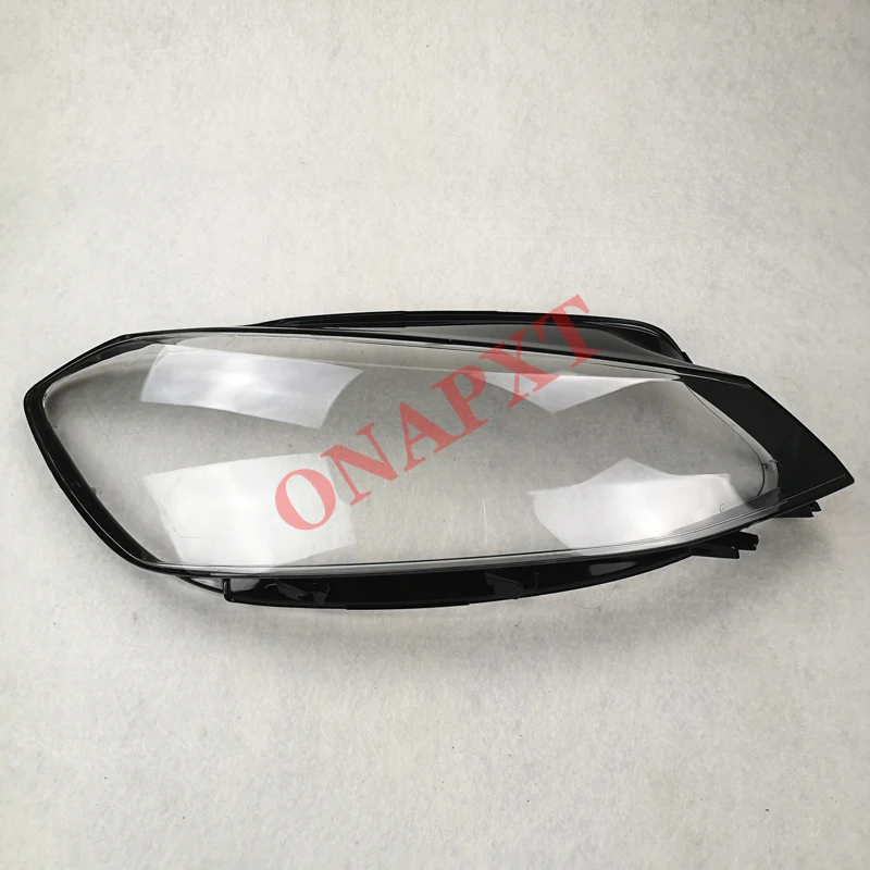 For Volkswagen VW Golf 7.5 2018-2019 Car Front Headlight Cover Auto Headlamp Lampcover Head Lamp light glass Lens Shell Caps