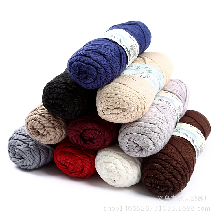 4 шара = 400 г пряжа для одеяла свитера шарфа молочной хлопчатобумажной пряжи