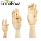 ERMAKOVA 12, 10 и 7 дюймов высокий деревянный ручной рисунок эскиз модель деревянного манекена рука подвижные конечности человека художника модель