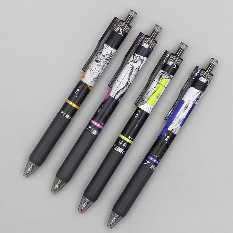 Ручка гелевая M &amp G с изображением замечательных животных быстросохнущая 0 5 4 шт. |