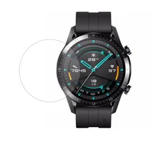 Tempered Glass Clear Protective Film For Huawei Watch GT 2 Active / Elegant GT2 42MM 46MM Smartwatch Full Screen Protector Cover