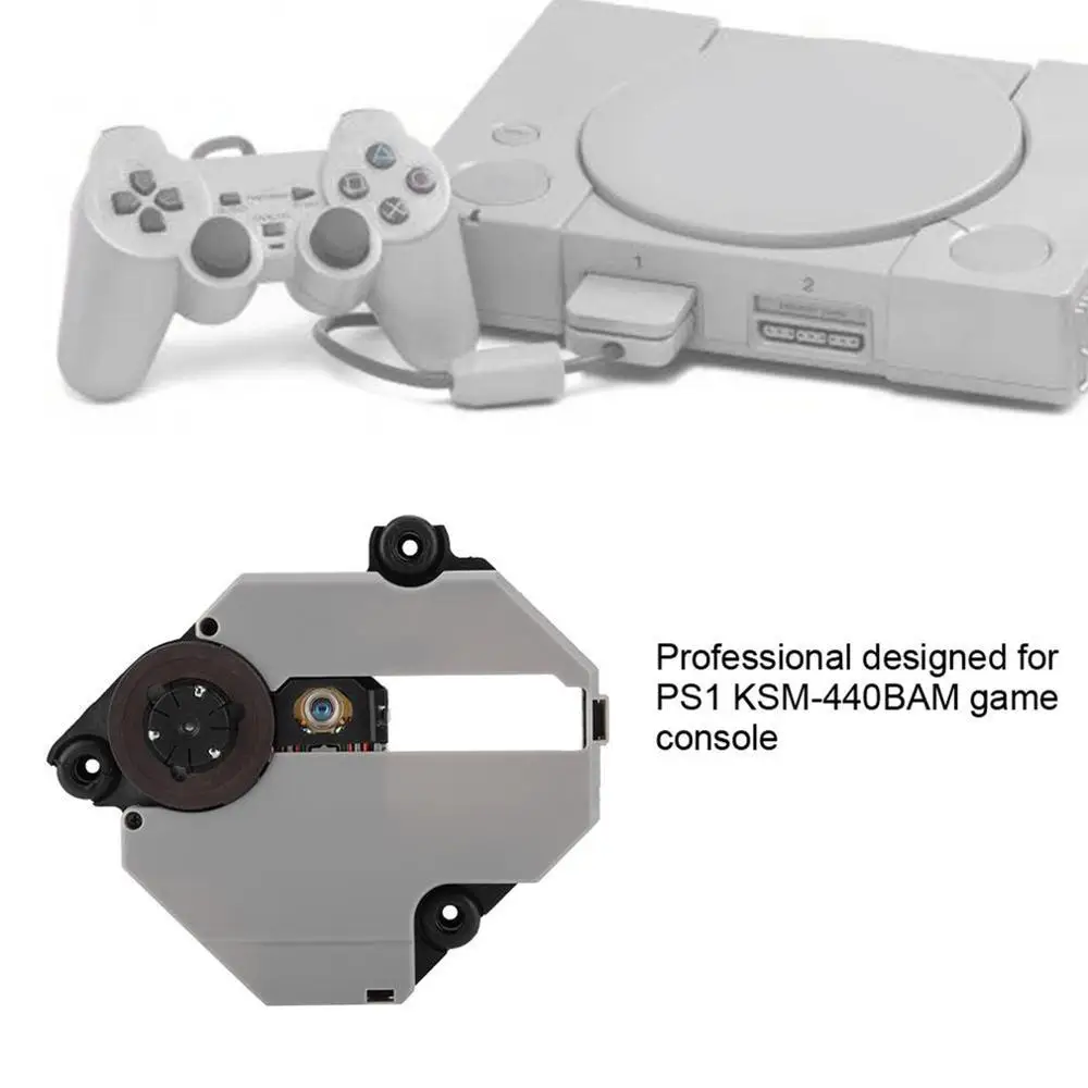 

Optical Laser Lens Replacement Kit for PS1 KSM-440ADM/440BAM/440AEM Game Console Replacement Parts