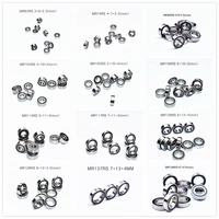 miniature series multiple 50pieces bearings mr 63 74 85 93 95 105 106 115 117 126 128 137 148 meatal sealing free shipping