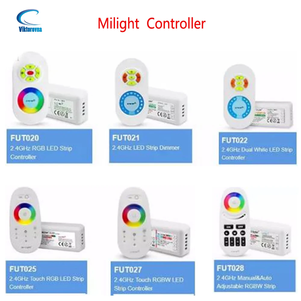 MILIGHT FUT020 021 022 025 027 028 DC12-24V 2 4 ГГц RGB RGBW контроллер светодиодной ленты двойная белая
