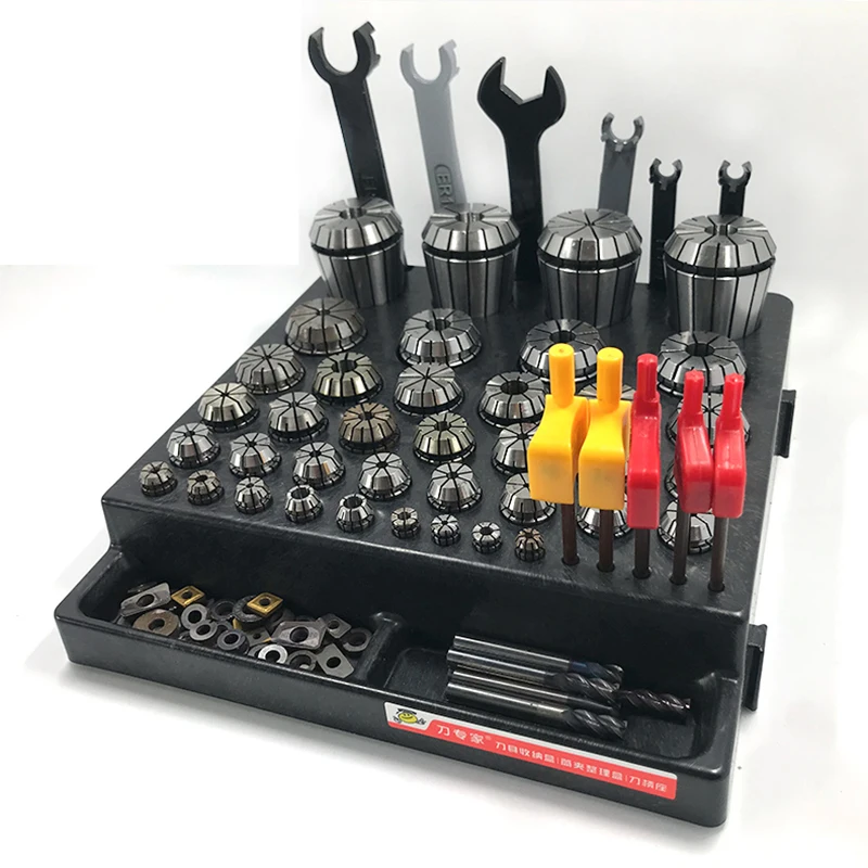 

Drill Bit Storage Box Milling Cutter Reamer Drill Finishing Holder Organizer Case Box For Household DIY Woodworking(No Drills)