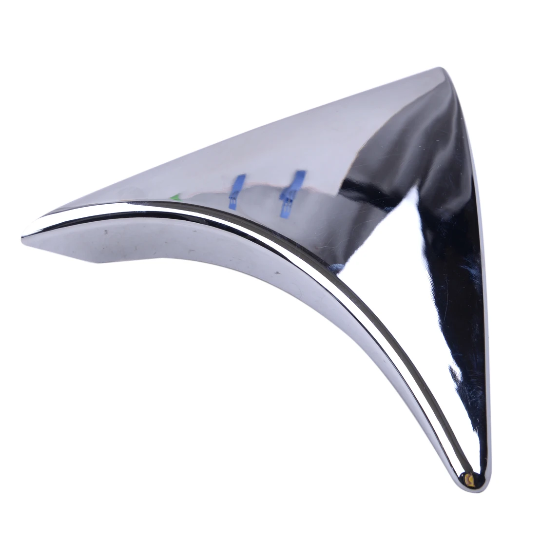 Серебряный 2 шт. спойлер заднего окна боковое крыло Накладка подходит для Mazda 3 Axela