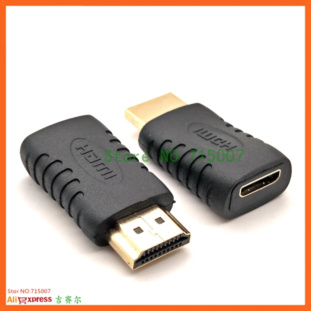 Высококачественный позолоченный HDMI совместимый штекер мини гнездо Полный