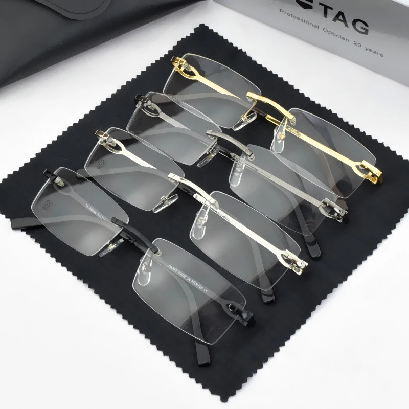 Оправа для очков без оправы женские очки рандомные Брендовые компьютерные по