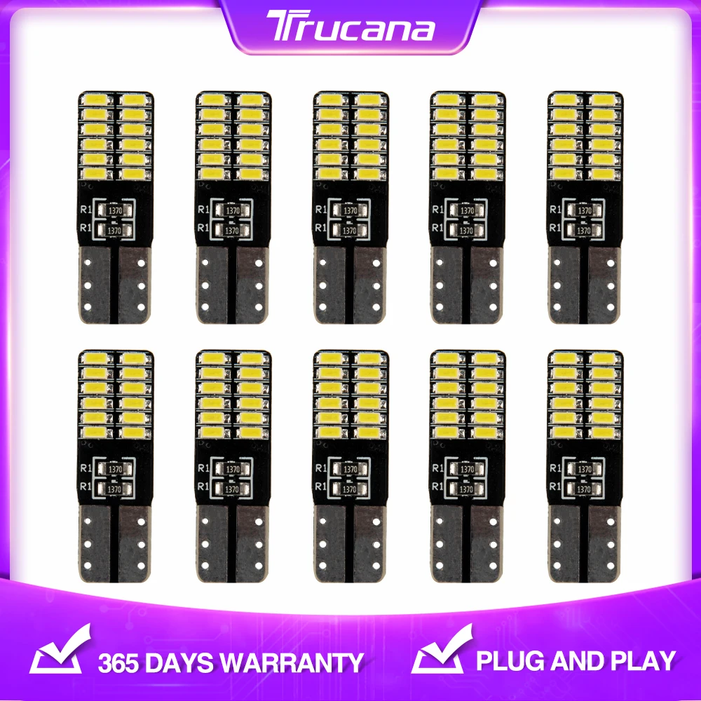 

Светодиодсветодиодный Лампы Canbus, 2 шт., W5W T10, 24-SMD 12 В 194 168