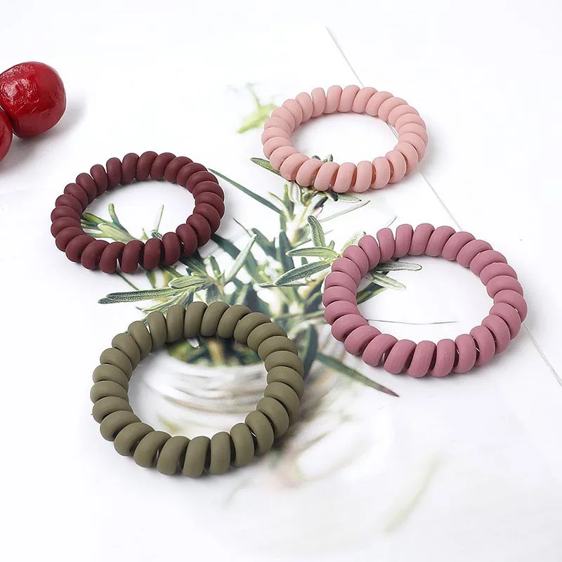 Телефонный Шнур прозрачная веревка для волос матовая телефонная проволочная