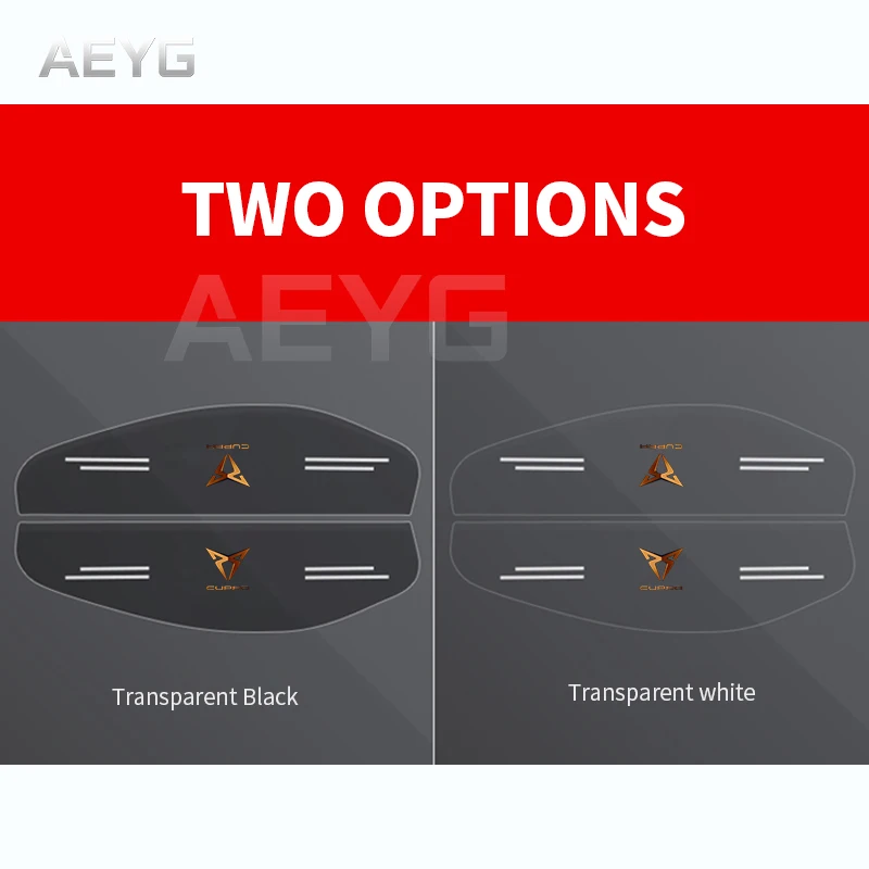 

2PC Car Rearview Mirror Rain Brow Cover For Cupra Ibiza Altea Rain Shield Shade Protect Rear View Sun Visor Interior Accessories