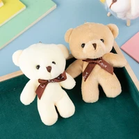 high quality one piece bear plush toy teddy bear keychain pendant bag apparel giveaway small gift