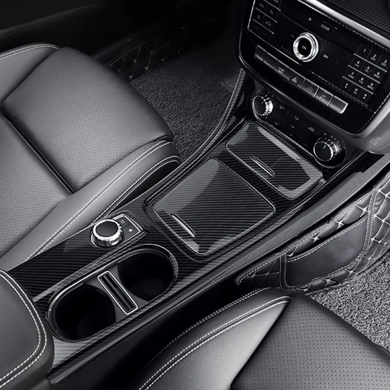 Углеродное волокно стиль центральный рычаг переключения передач держатель