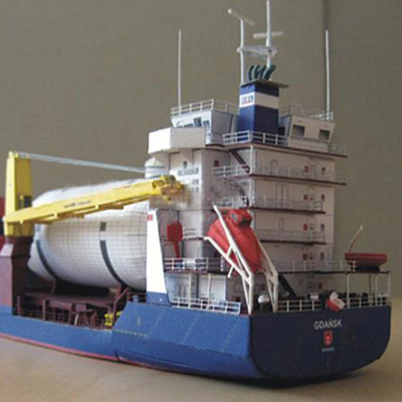 Новинка 1:400 гданьский грузовой корабль сделай сам Набор 3D бумажных карточек