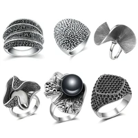 mytys antique rings collection vintage rings for women oxide silver retro fashion rings