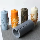 3D Роза цветок мыла формы соль резные свечи силиконовые формы украшения торта выпечки помадки шоколада конфеты форма для мастики